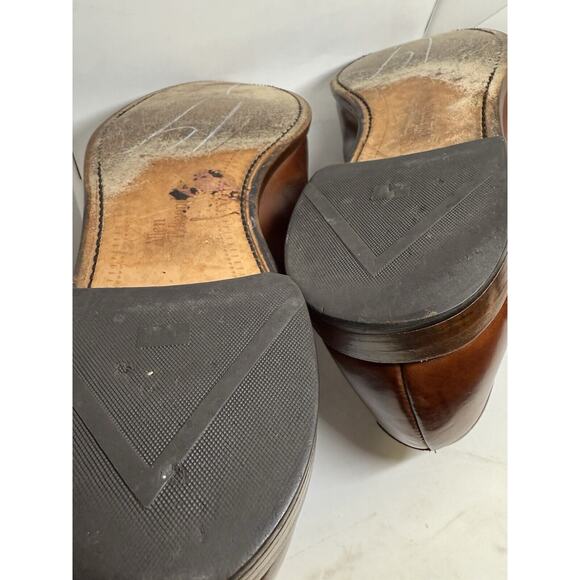 Allen Edmonds Men's Shoe 🇺🇸 Wendell Almond Bicycle-toe Derby 12D Dress Leather - Picture 12 of 12